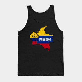 Freedom style hand colombia Tank Top